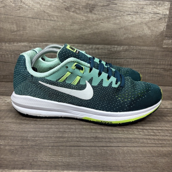 Nike Zoom Structure 20 Green Womens US Size 7.5 849577-300 Running Shoes - Picture 1 of 10